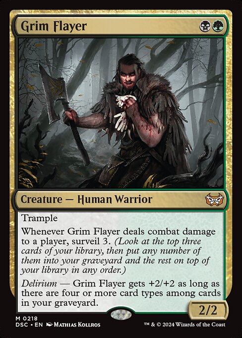 mtg cards with delirium Hand That Feeds