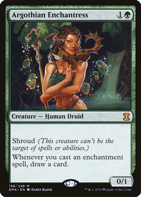 マジック：ザ・ギャザリング MTG enchantress EDH/Commander deck & box Argothian Enchantress (Card) | EDHREC