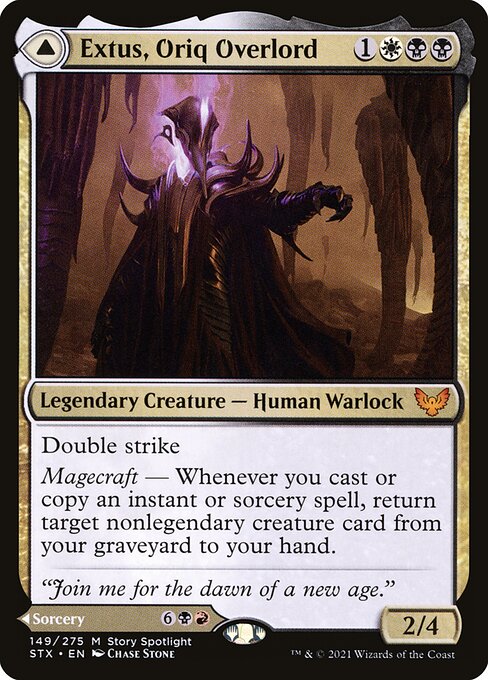 Example Deck for Extus, Oriq Overlord