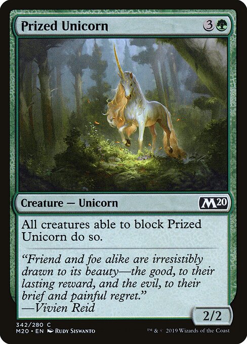 unicorn mtg cards The Last Card Sleeves  Your Playmat put a +1/+1 counter on that creature. Is Opaline Unicorn a good