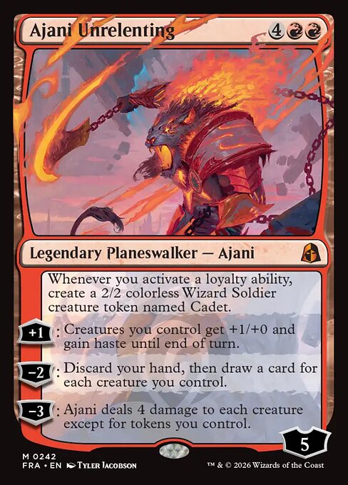 welcome to mtg card Ajani's (Card) Welcome to... // Jurassic Park