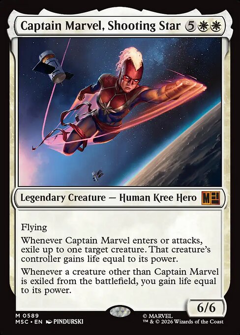 Example Deck for Captain Marvel, Shooting Star