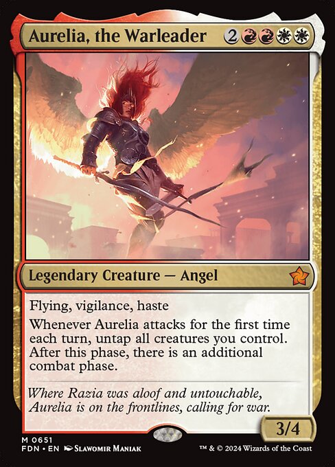 Terra, Herald of Hope + Aurelia, the Warleader + Ashnod's Altar +