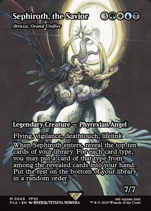ル*ー様 救済者、セフィロス/Sephiroth, the Savior 英語版 Sephiroth, the Savior (Commander) | EDHREC