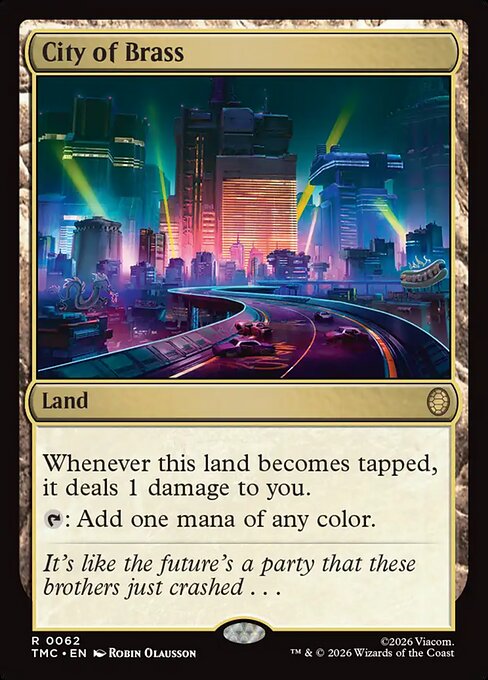 mtg final fantasy city of brass [221] [Modern Masters] [Foil] – Face to Face Games —*The Arabian Nights* Mtg Double Masters 2022 Rare