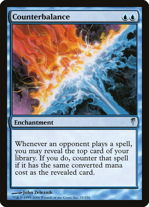 mtg commander deck balance Counterbalance (Card) Mono White Commander Deck Balance