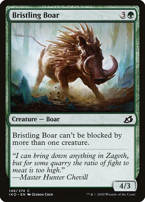 ironhoof boar mtg card text Ironhoof Boar All printings & prices TCG Land