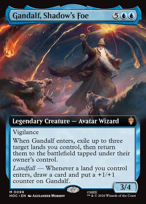 mtg gandalf commander deck the White LotR DOUBLE TRIGGERS Magic Custom CommanderComplete Gandalf of the Secret Fire