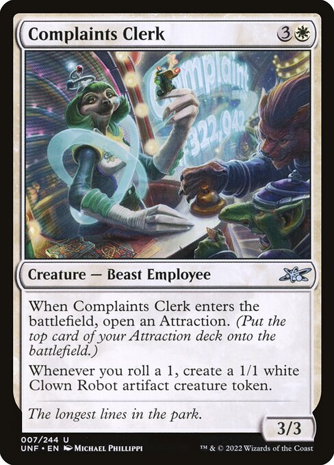 clown card mtg cards DSK] Grab the Prize (via Image Gallery) : r/magicTCG create a 1/1 white Clown Robot artifact creature token MTG Singles (All)  Tagged