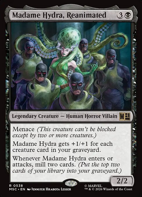 Average Deck for Madame Hydra, Reanimated - Combo | EDHREC