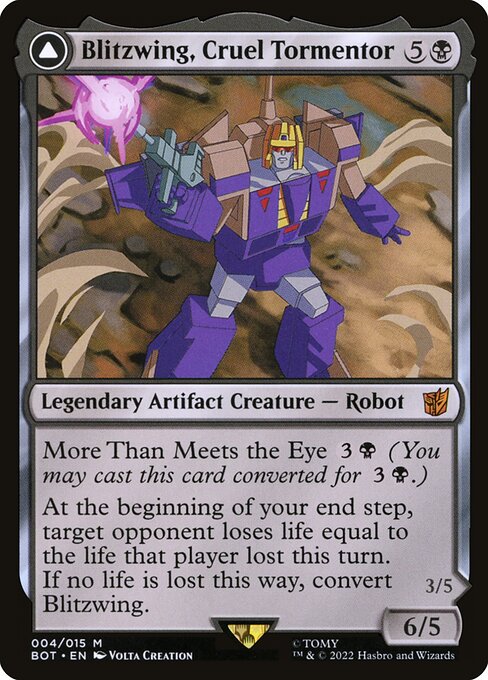 Example Deck for Blitzwing, Cruel Tormentor