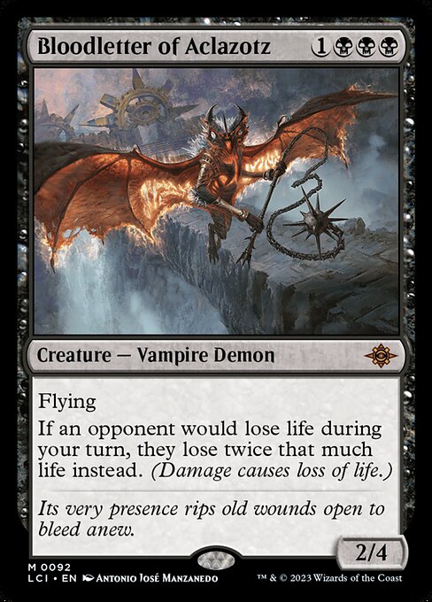 mtg cards like bloodletter of aclazotz The Gathering Similar cards to Bloodletter of