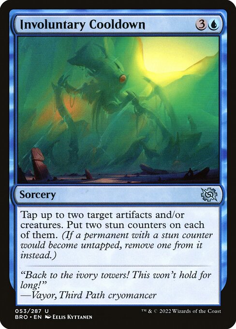 mtg stall cards The (Commander / EDH Deck) put a stun counter on each of those creatures Stall Out | Magic: the