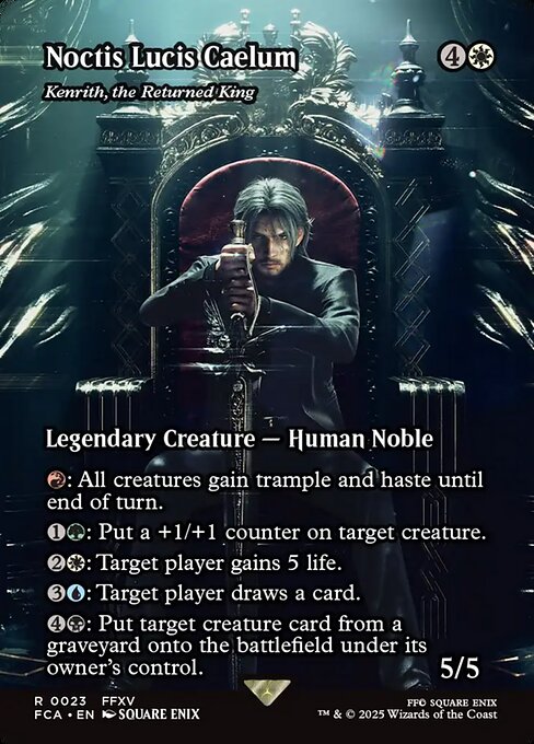mtg noctis commander deck FCA] Lucis Caelum (Kenrith, the Returned King) (ScryBabies) : r/magicTCG Card Kingdom