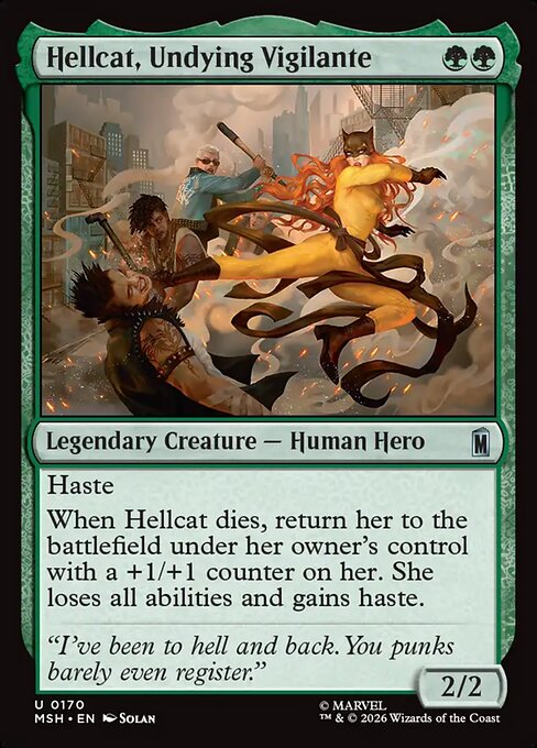 Example Deck for Hellcat, Undying Vigilante