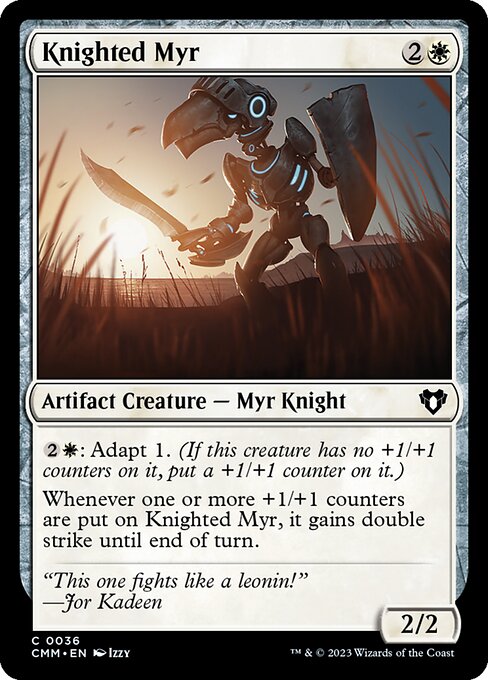 best myr cards mtg Commander Urtet Artifact Deck - 5 Color - EDH - Urtet, Remnant of Memnarch - 100 Card - Custom Magic The Gathering Deck Spend this mana only to cast Myr spells or activate abilities of Myr. Myr Myr, Off The Wall