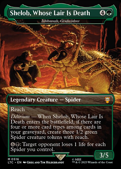 shelob mtg commander deck Basic Land MTG Deck: Shelob, Child Of Ungoliant - Spider Tribal EDH Shelob, Child of Ungoliant Commander