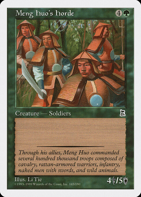 Meng Huo, Barbarian King (Commander) | EDHREC