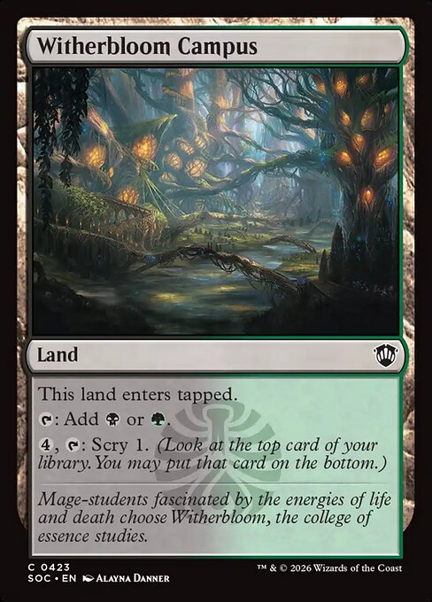 Witherbloom Pestilence Precon - Secrets of Strixhaven Commander
