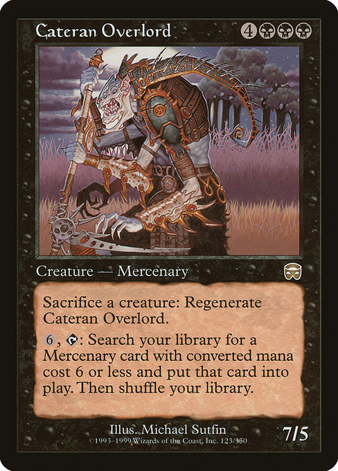 カテラン組合の首領 Cateran Overlord マジック：ザ・ギャザリング Cateran Overlord (Card) | EDHREC