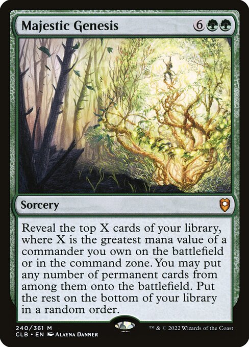 mtg cards like genesis wave Knickknack Ouphe - Wilds of Eldraine Commander Genesis Wave (found in my