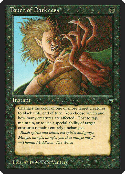 darkness mtg card Final Fantasy Of Eternity Dark Ritual R0008 Full Art Pack Fresh choose a creature type Scion of Darkness