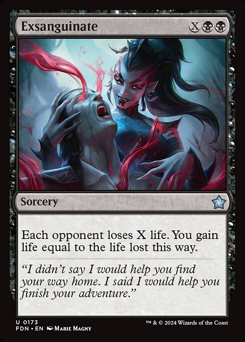 cards like exsanguinate mtg Magic: The Gathering, (Borderless), Commander Masters 0638 Uncommon Each opponent loses X life BEST Prepared Cards? #mtg #mtgcommunity