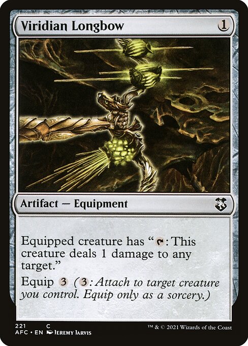 mtg cards like viridian longbow Card Viridian Longbow | Mirrodin |