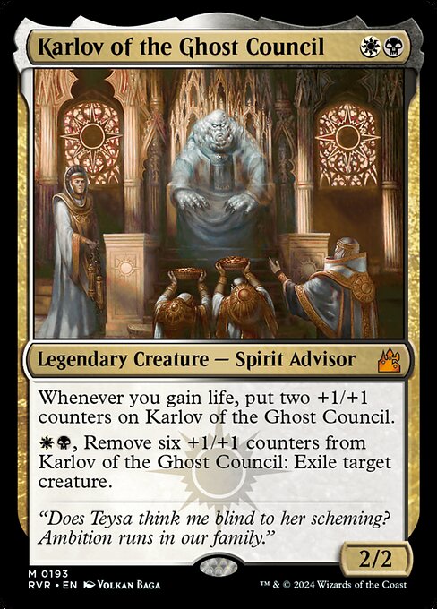 mtg karlov commander deck Karlov of the Ghost Council (Commander)