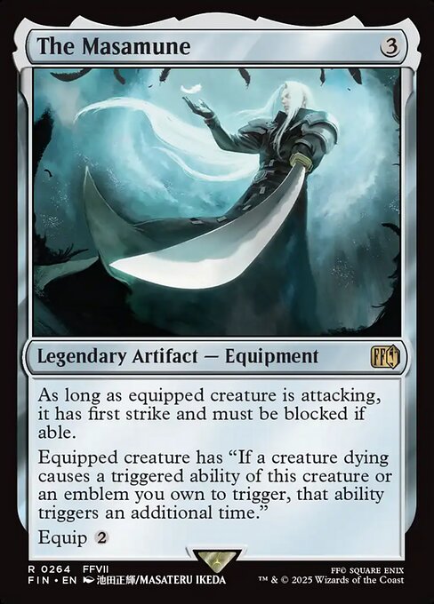 sephiroth final fantasy mtg Sephiroth, Fabled SOLDIER / One-Winged Angel each modified creature you control has base power and toughness 7/5 Sephiroth, Fabled SOLDIER // Sephiroth,