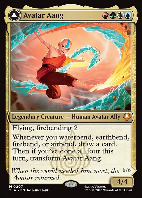 Example Deck for Avatar Aang