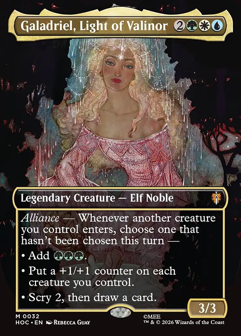 galadriel mtg commander deck Magic The Gathering The Lord of The Rings: Tales of Middle-Earth each player votes for dominion or guidance Galadriel, Light of Valinor (Commander)