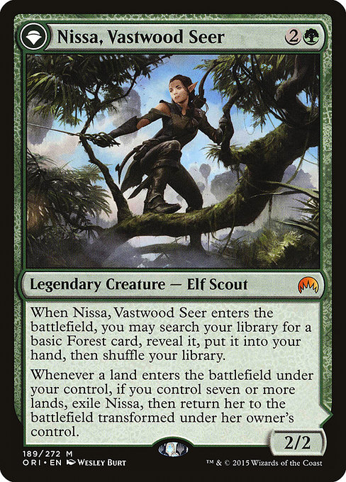 mtg nissa commander deck Nissa Revane EDH (Commander / EDH MTG Deck)